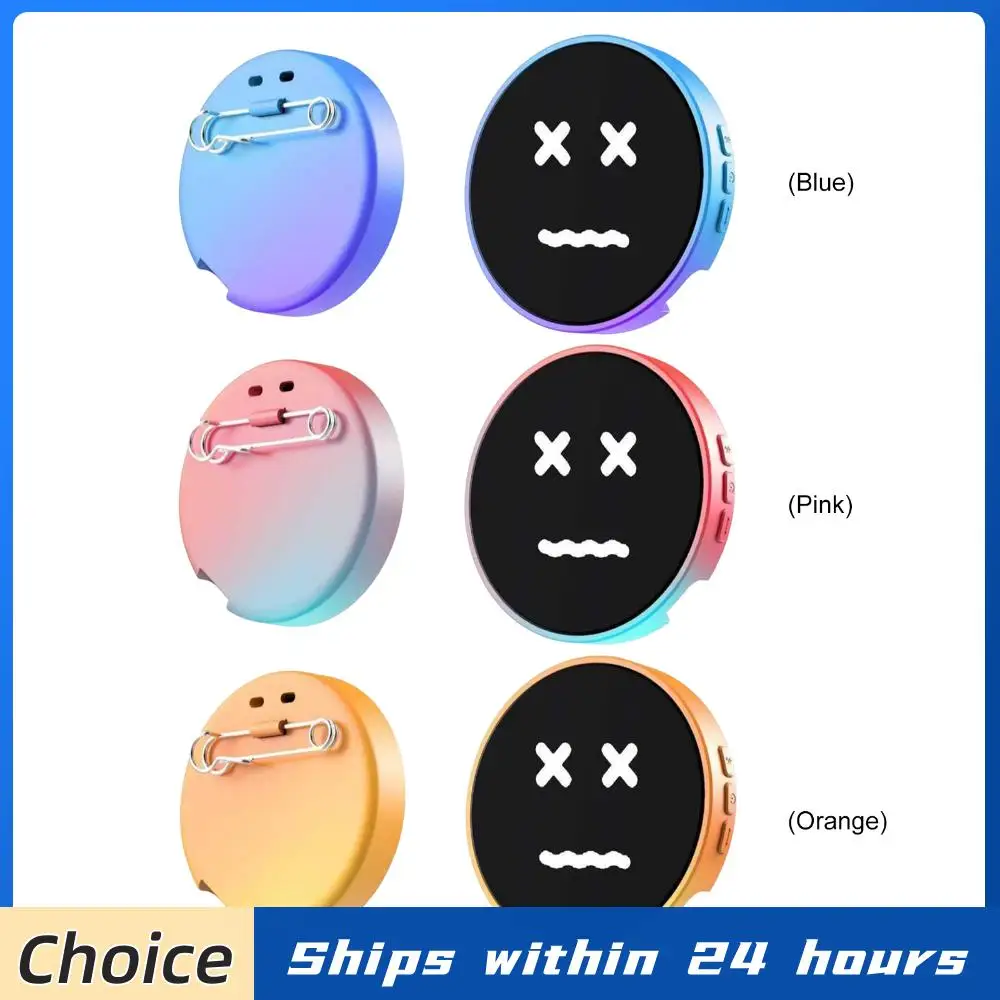 

Электронный значок BT5.4 с IPS-дисплеем 1,85 дюйма, динамический градиентный цвет, GIF/видео 3 секунды, эксклюзивное приложение для передачи изображений