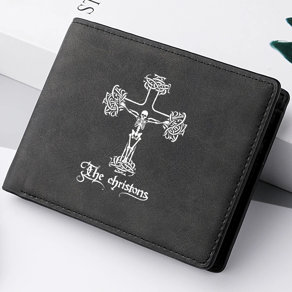 Neue Retro-Stil hochwertige große Kapazität Herren Geldbörse Mini Kreuz Muster einfaches Design personalisierte Geldhalter