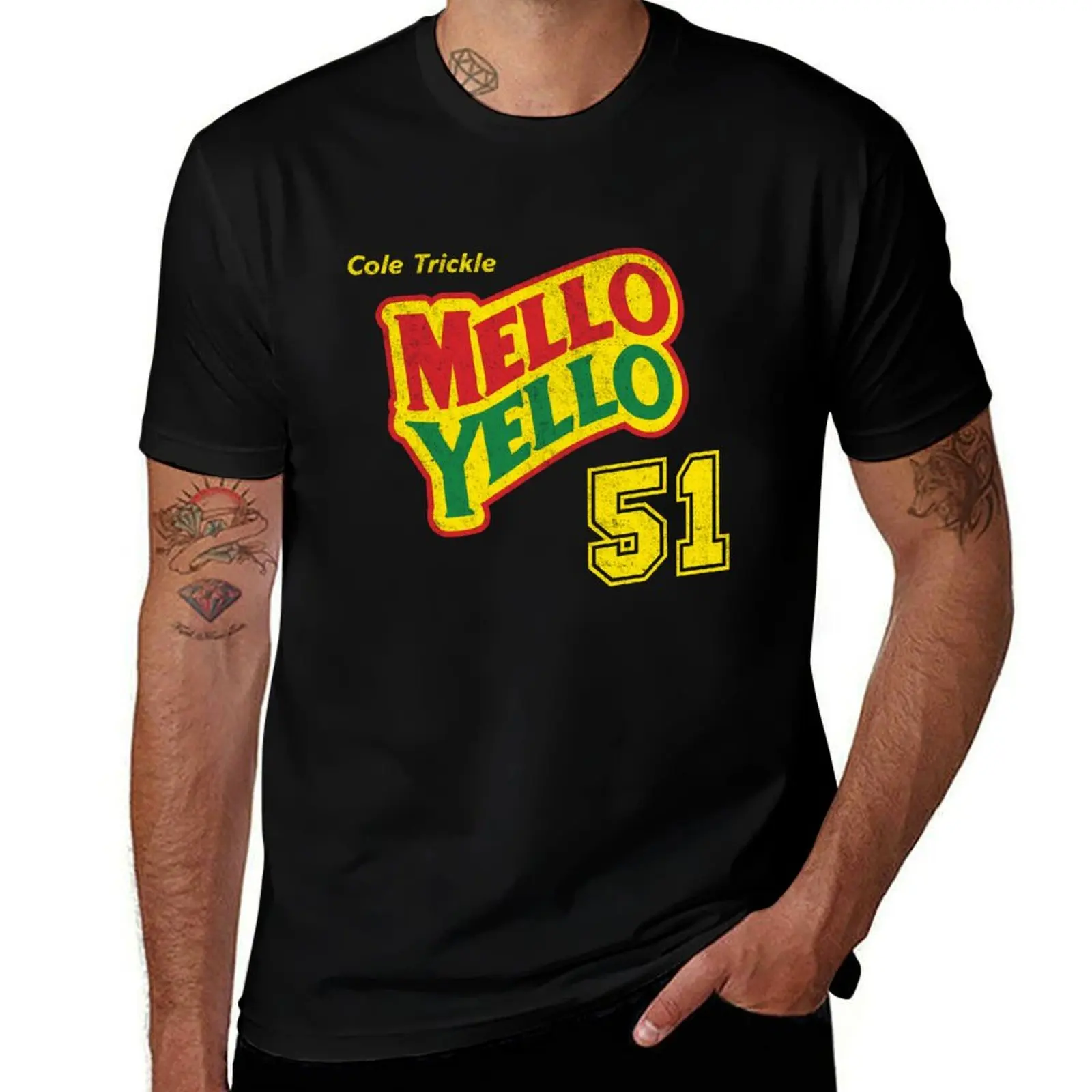 Mello Yello - Cole Trickle #51 - vintage logo T-Shirt anime tshirt custom shirt clothing for men