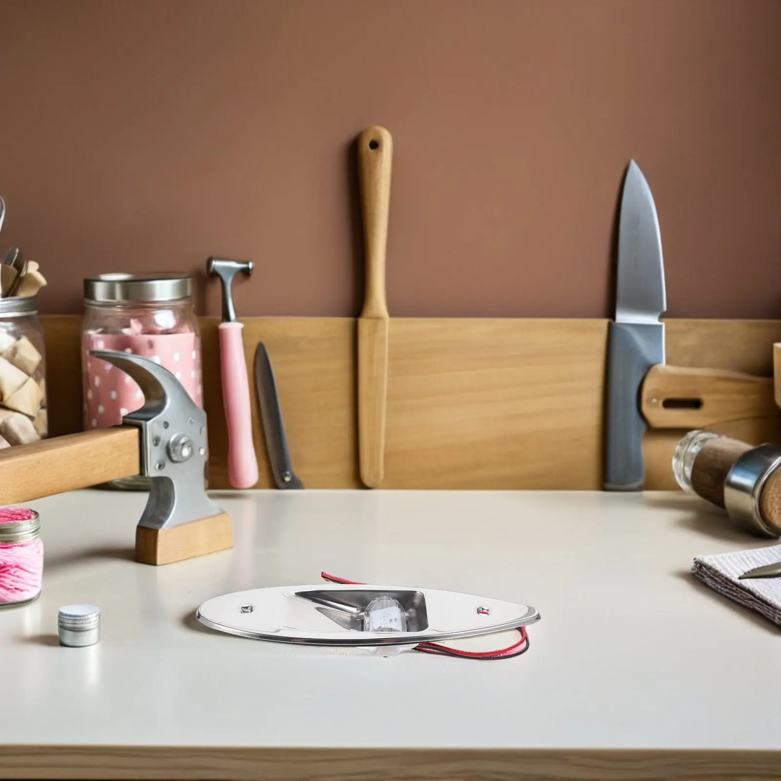 

2Pcs Flush Mount LED Boat Navigation Lights Stainless Steel Red Green Sidelights Waterproof Marine Signal Lights for Kayak Yacht