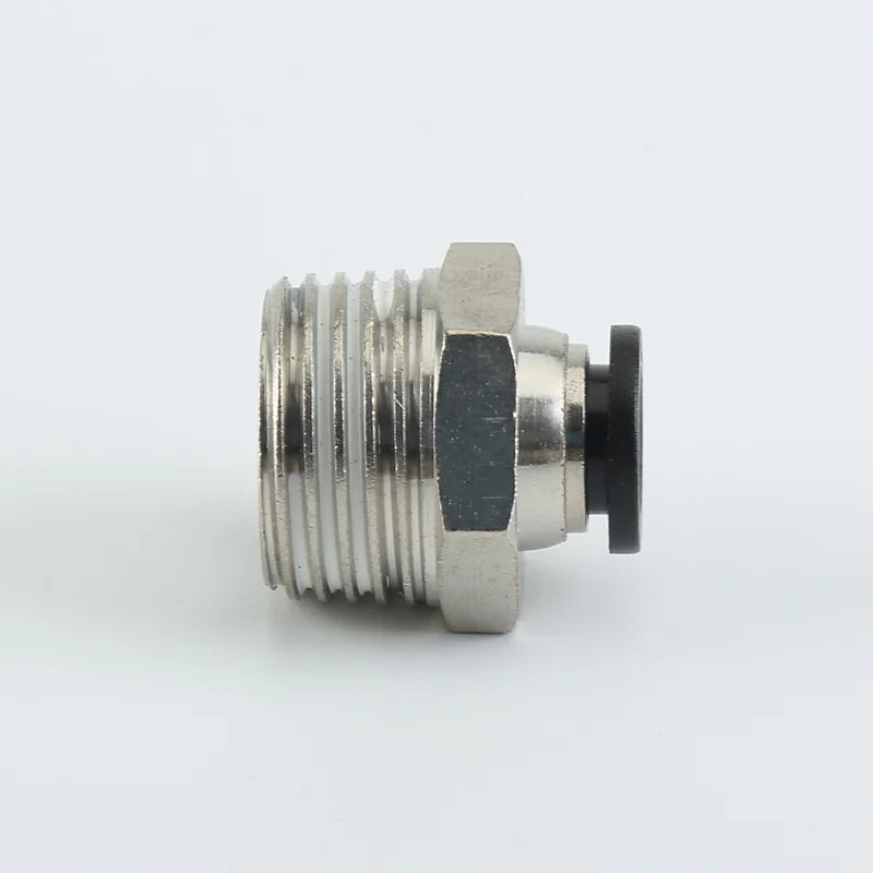 PC14-02 Pneumatic Fittings PC16-03 04 06 Air Connector Quick Insert Connecors Hose Male Thread Straight Pipe Fitting