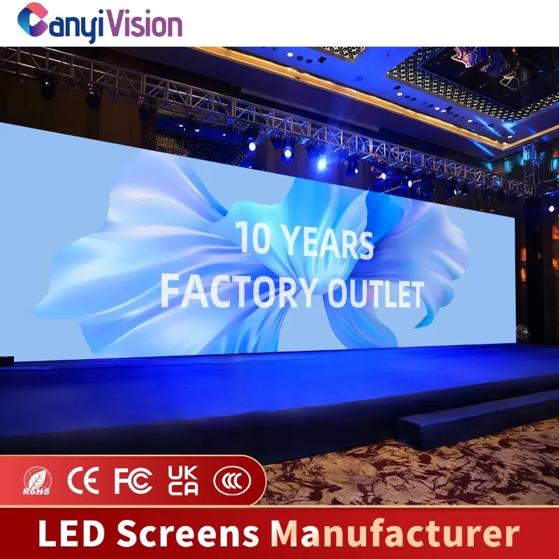 

Custom P2.6/P3.91 Rental LED Screen for Outdoor Stage/Event, Full Color Display for Advertising and Shows