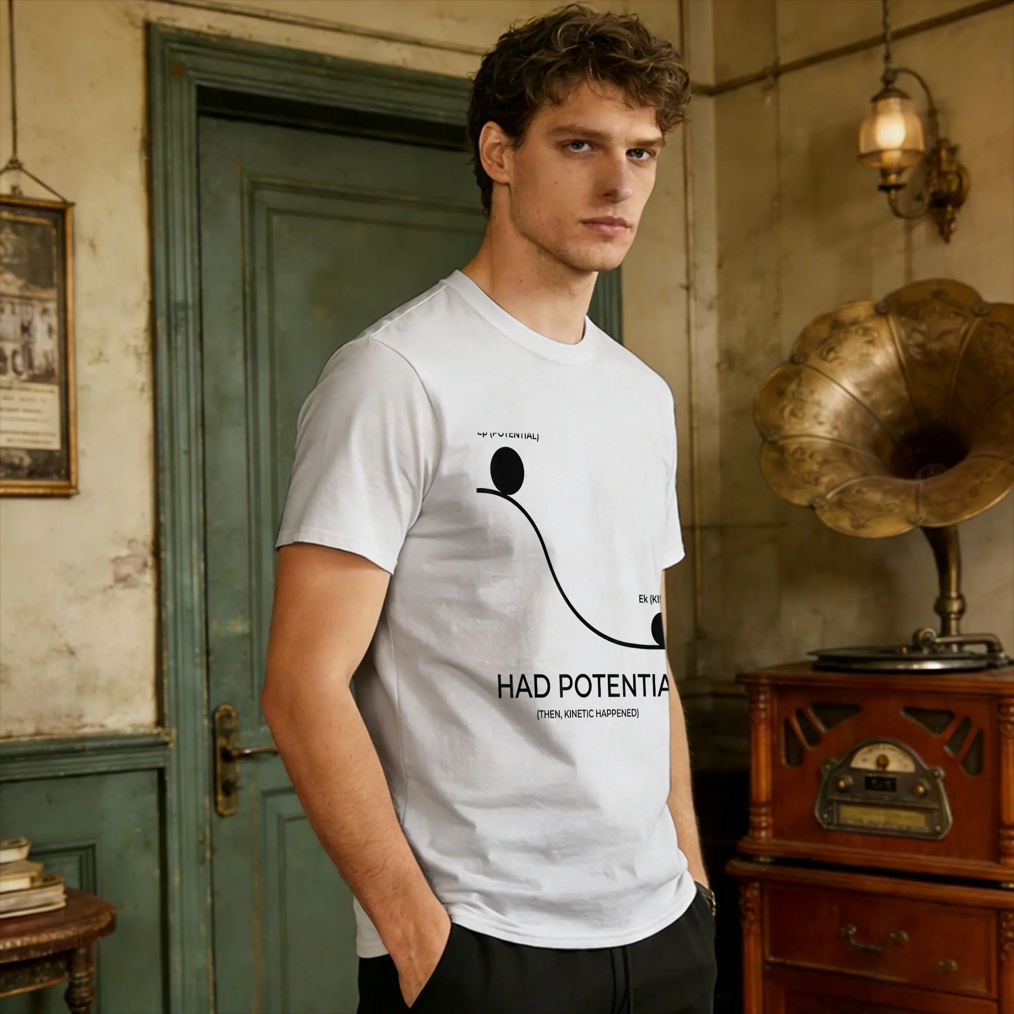 Oversized T Shirt Beach I Had Potential Fashion T-Shirts Project Hail Mary Cotton Tee Shirt for Mens Y2K Basic Short Sleeve Tees