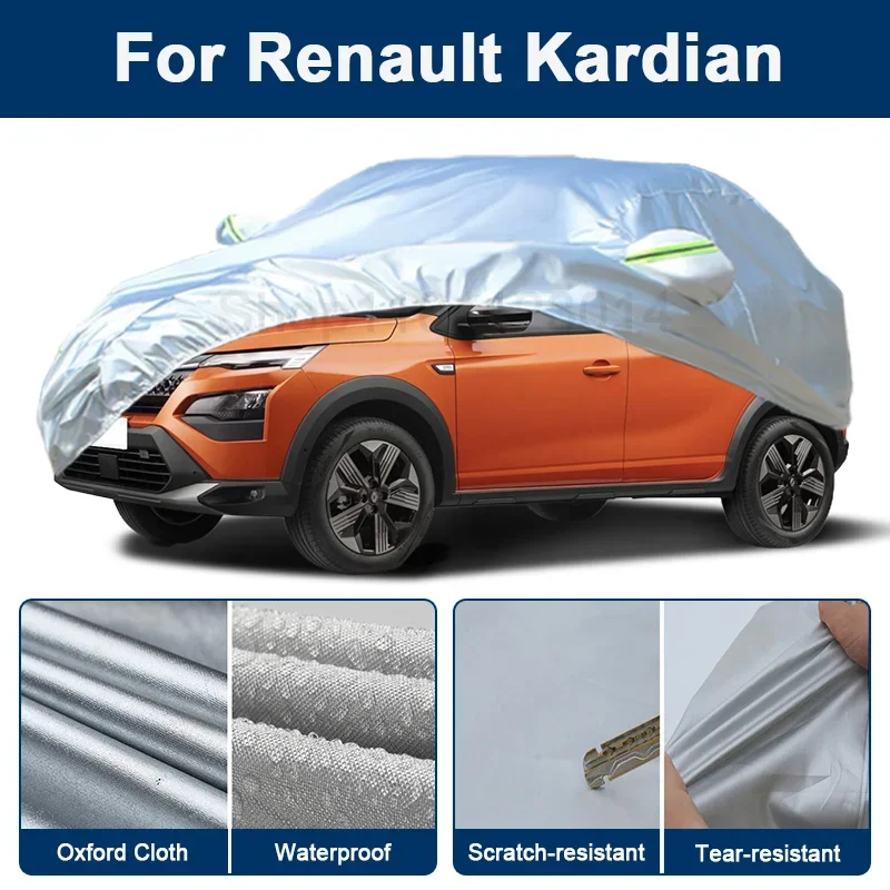 

Outdoor Full Car Cover For Renault Kardian with Reflective Strips Waterproof Snowproof Dustproof UV Protection