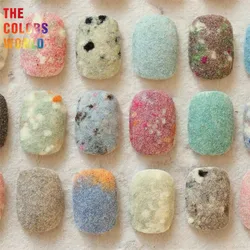 TCST-056 Velvet Nail Art Powder Flocking Powder Velvet Pigment Fuzzy Nylon Flocking For Nail Tips Designs Crafts DIY Decoration