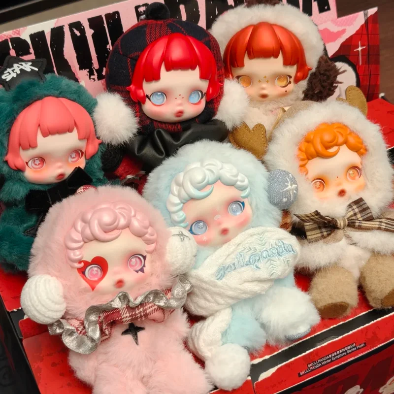 

Skullpanda Winter Symphony Series Blind Box Kawaii Vinyl Doll Trendy Toy Desktop Ornament Decor Keychain Pendant Birthday Gifts