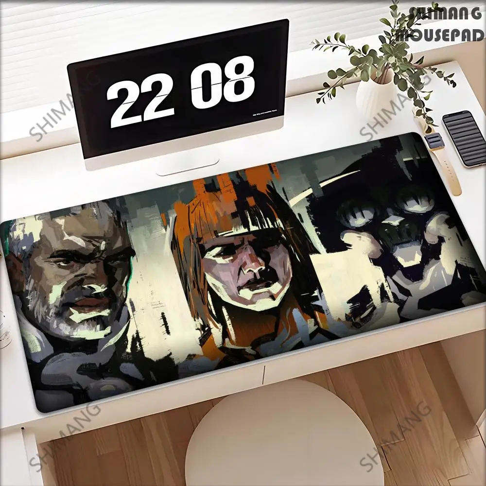 Game D-Disco Elysium Mouse Pad Non-slip Thickened MousePad Student Gaming Cushion Large Writing Lockedge Office