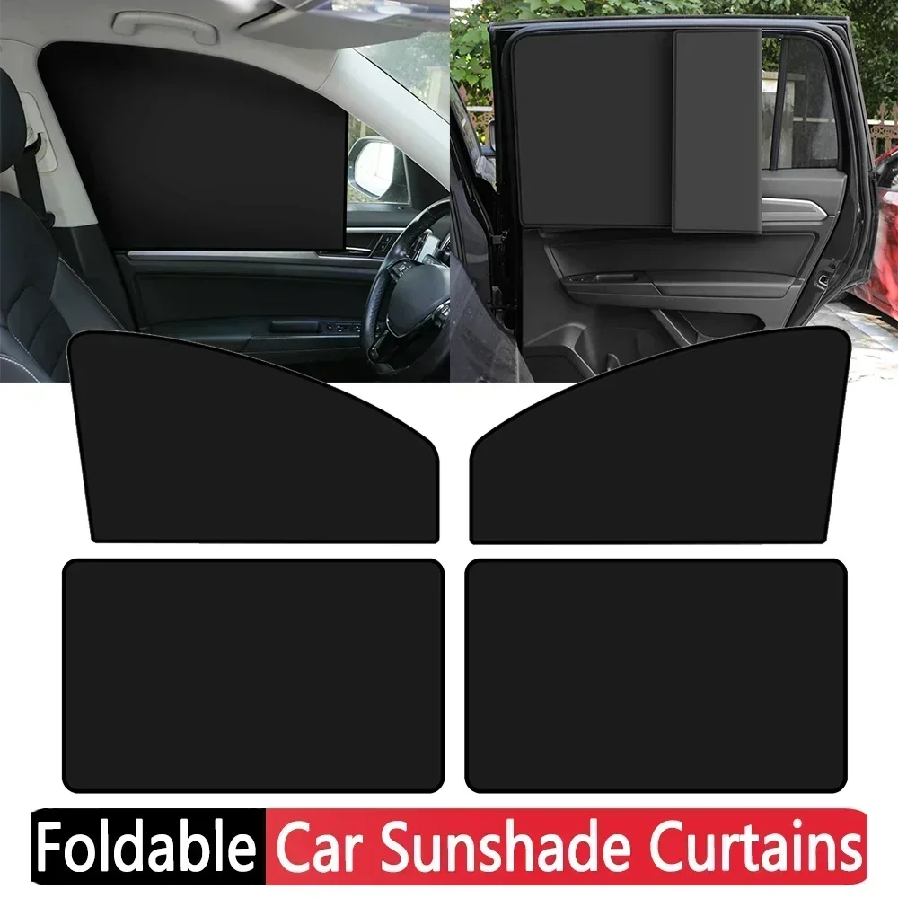 Magnetic Car Sunshade UV Protection Car Curtains Sun Shield Cover Double Sides Car Window Sunshade Protector Window Film Cover