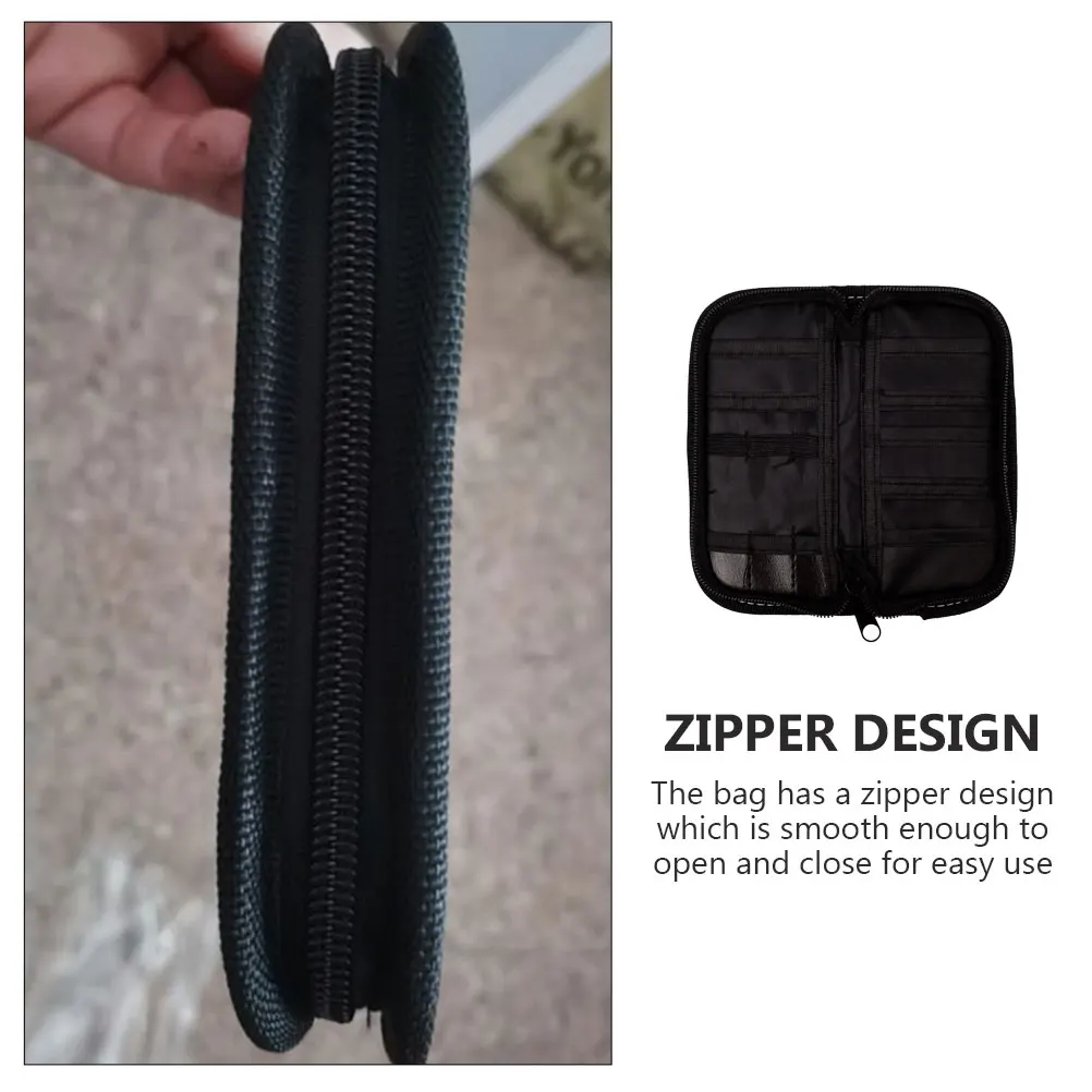 

Case Case Entertainment Wallet Multi-Grid Bag Zippered Pouch