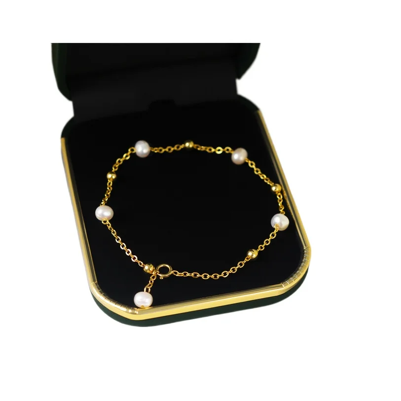 

7.5-8" GENUINE WHITE PEARL BRACELET