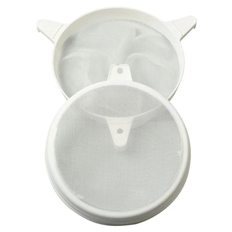 Double Layer Sieve Plastic Honey Strainer Nylon Honey Filting Mesh Impurities Filtration Net Honey Fitter Beekeeping Tools