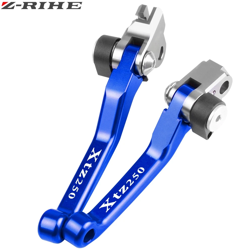 Foldable Brake Clutch Lever Dirt Pit Bike Brake Clutch Levers FOR YAMAHA XTZ250 XTZ 250 2006 2007 2008 2009 2010 2011 2012-2017