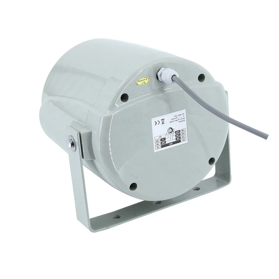 Marine Grade Horn Speaker 30W IPX-5 Waterproof Wireless Two-way PA System for Shipyard Coastal Areas