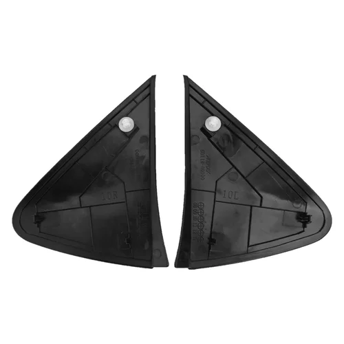 2 unids/par cubierta de esquina triangular de espejo embellecedora 6011852030 60118-0D100/60117-52030 60117-0D100 Panel triangular de espejo inverso