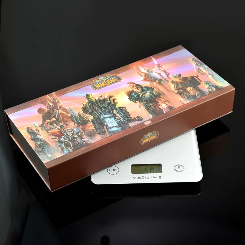 30 سنتيمتر/11.81in Warcrafts لعبة الأسلحة الطرفية الساقطة رماد رسول هدية صندوق معدني التحف لعبة السكاكين نموذج عرض سطح المكتب #4