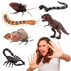 Novelty Funny Infrared Electric RC Scorpion Prank Simulation Insect Remote Control Scorpion Model Toy Dinosaur Penguin Gift