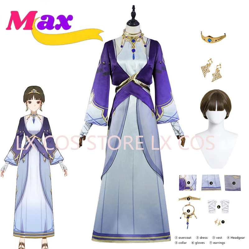 

Max Genshin Impact Dunyazad Cosplay Costume Genshin NPC Cosplay Outfit Halloween Costumes for Women Dunyazad Dress Full Set