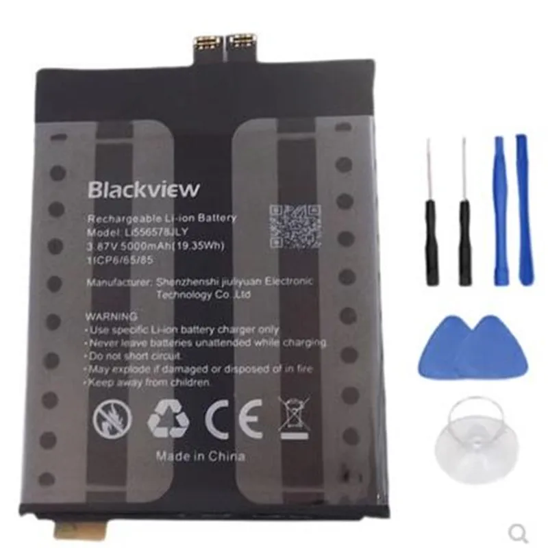 

In stock for Blackview BV9200 battery 5000mAh in stock new production date for Blackview Li556578JLT battery