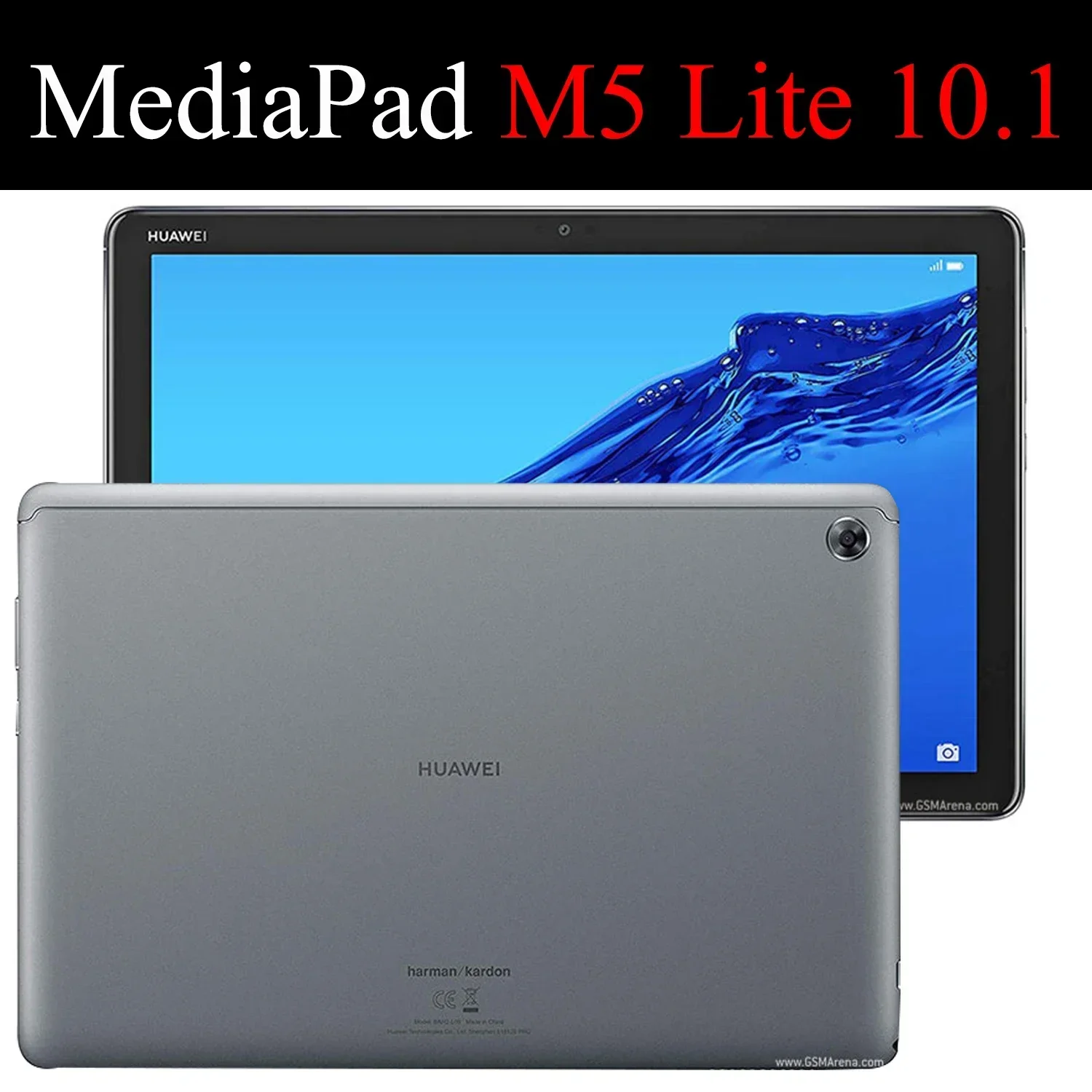 Чехол для планшета Huawei MediaPad M5 Lite, 10,1 дюйма, с функцией умного сна и пробуждения