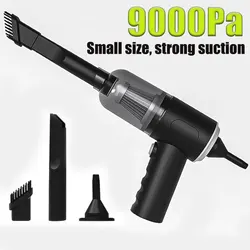 New portable small multi-purpose vehicle vacuum cleaner, small household pump, handheld car mounted vacuum cleaner 9000pa