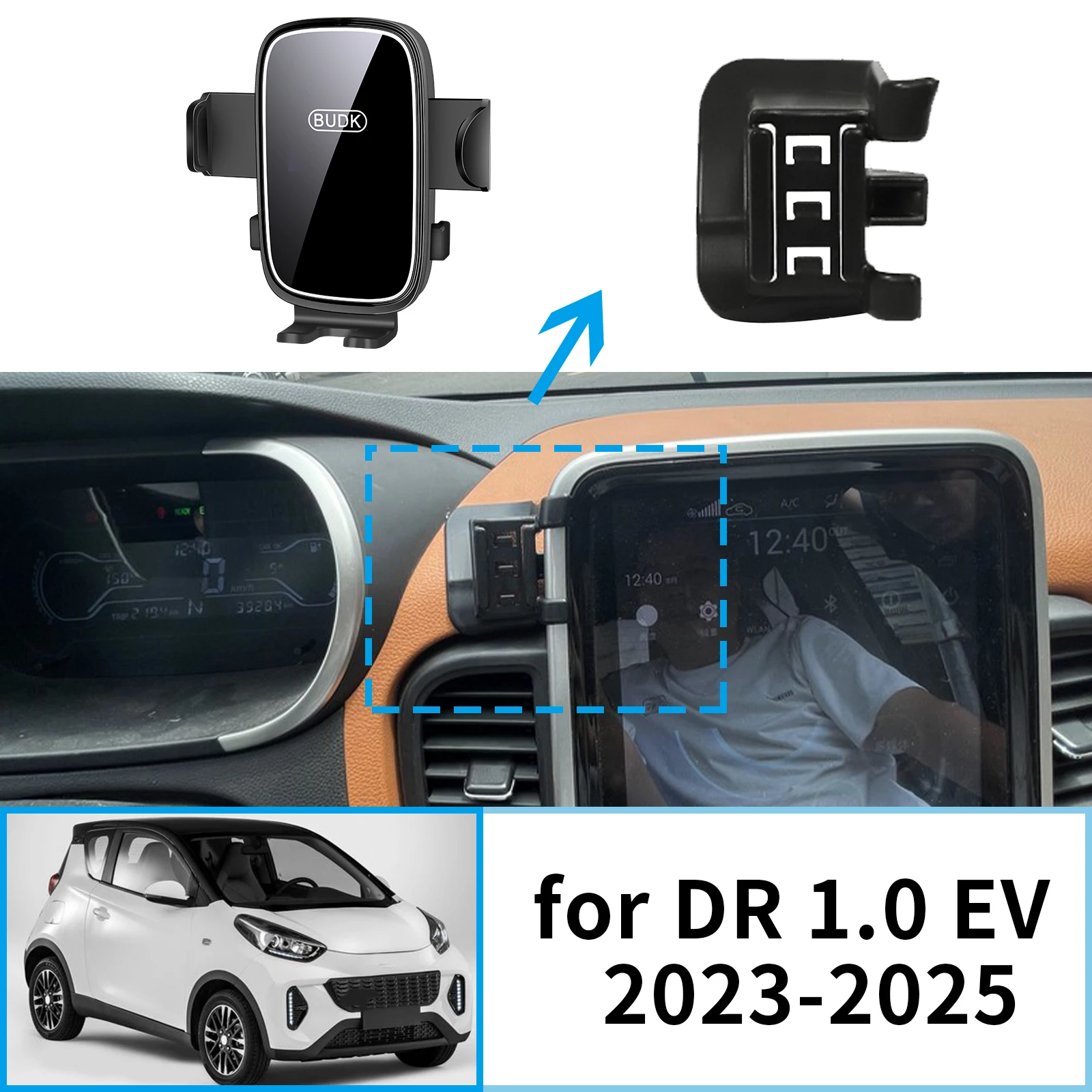 

Car Mobile Phone Holder Accessories for DR 1.0 EV 2023 2024 2025 GPS Bracket Navigation Stand Auto
