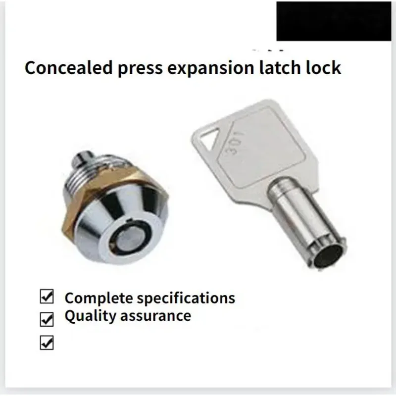 Teleskop-Riegelschloss mit versteckter Presse, Werbe-Leuchtkastenschloss