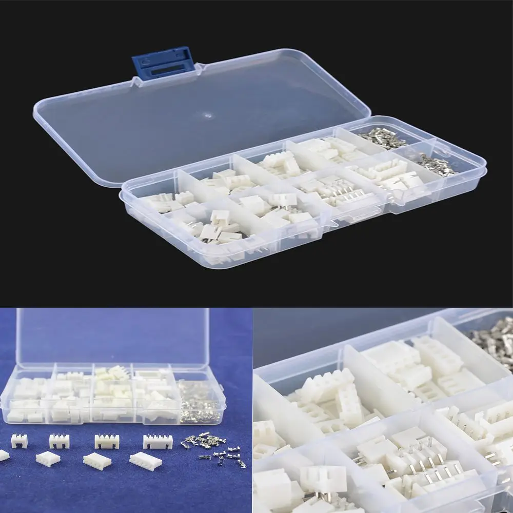 

XH Kits 2p 3p 4p 5 Pin Housing/Pin Header Pitch Terminal Kit JST Connector Wire Connectors Adaptor