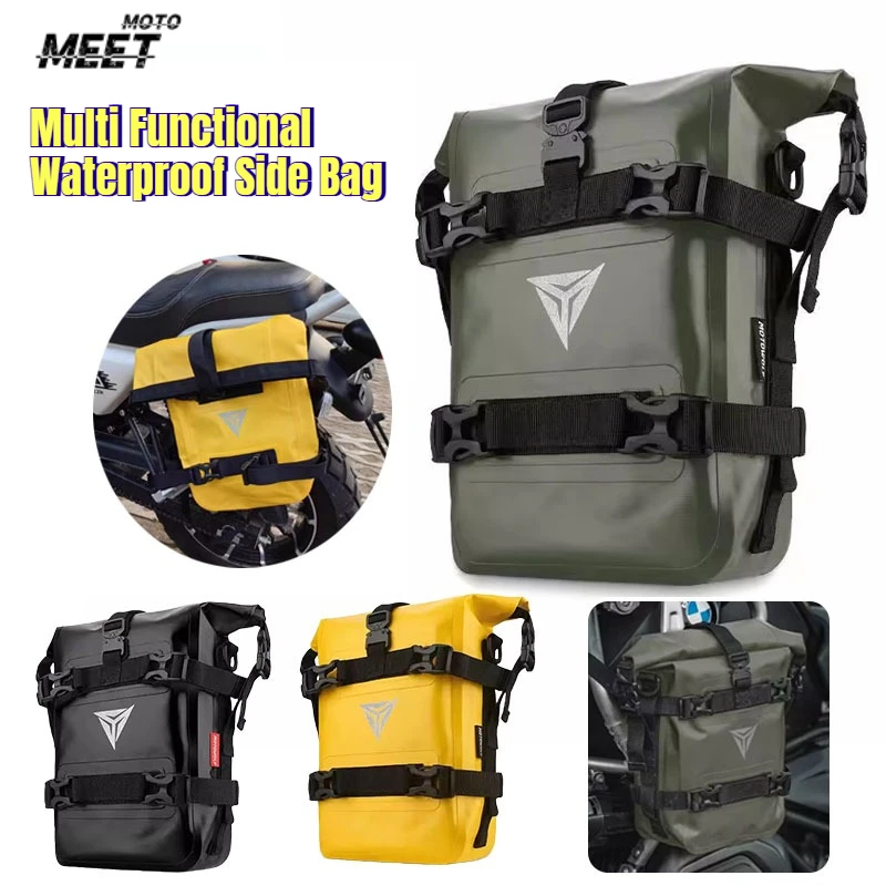 

Multi Functional Waterproof Side Bag for Motorcycle Riding Hanging Bags on Both Sides Quick Disassembly Motorcycle Bag 오토바이는