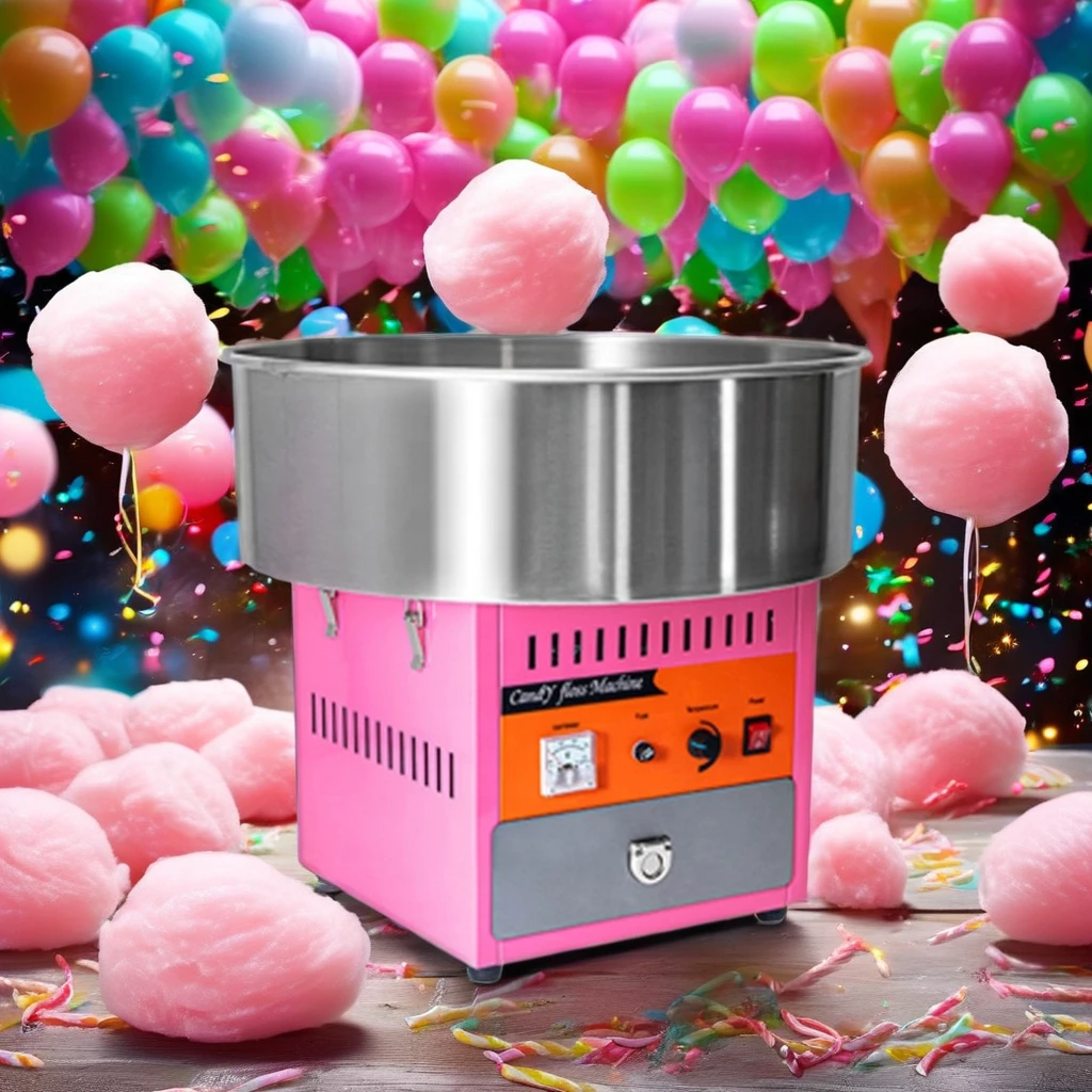 1000W Commercial sugar automatic cotton candy making machine floss small cotton candy machine electric cotton candy machine