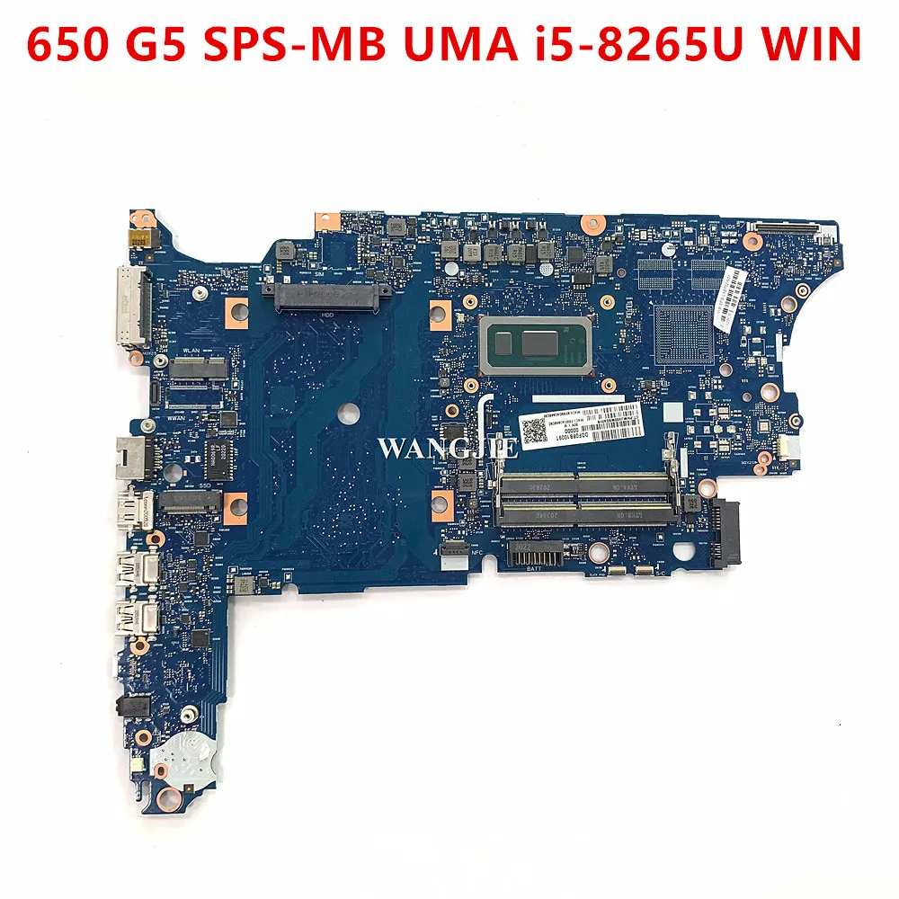 For HP Probook 650 G5 Laptop Motherboard  6050A3028501 L58732-601 L58732-001 SPS-MB UMA i5-8265U WIN 100% Working