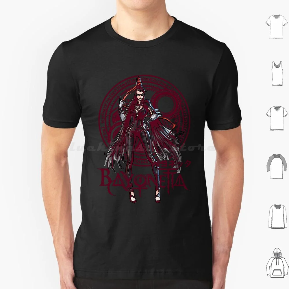 Camiseta Cerecita talla grande 100% algodón Bayonetta Jeanne Witch Platinum Vanquish Cerecita Umbra Kamiya Hideki Dante Devil Rodin