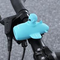 Scooter Horn Airplane Shape Kids Biking Lights Waterproof 110dB Speaker Super Loud Air Horn Electric Scooter Front Light For