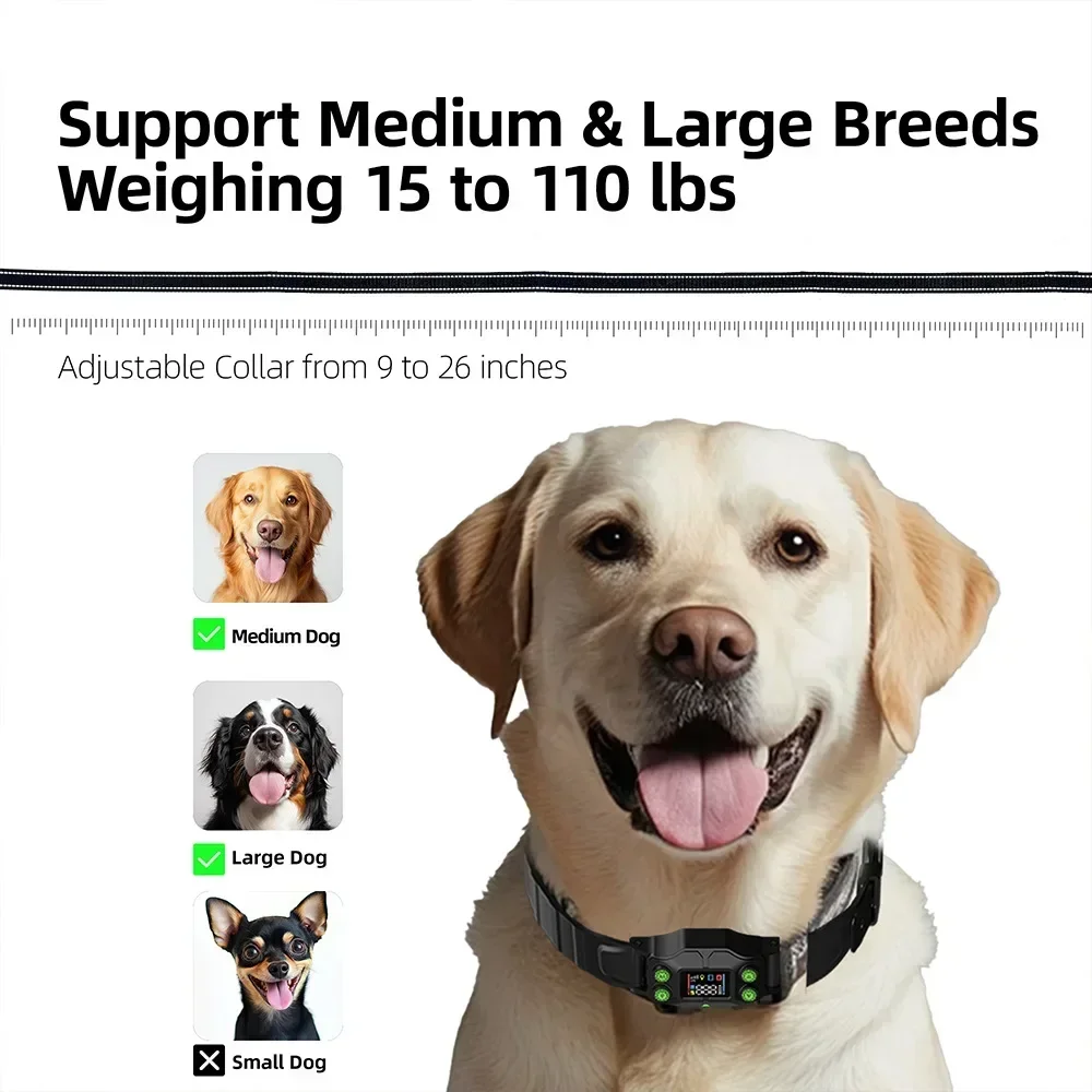 Wireless GPS Invisible Dog Fence, GPS Electric Fence Collar with Shock Training, No-Wire Pet Containment System
