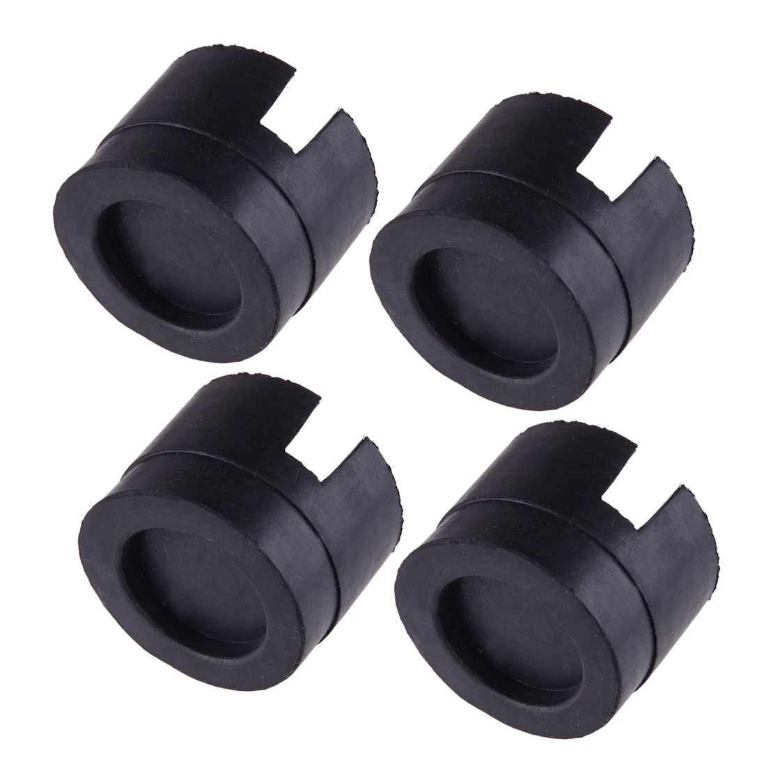 

4pcs Car Lifting Platform Jack Support Pad Block Adapter Pinch Weld Side Frame Rail Protector Rubber Black