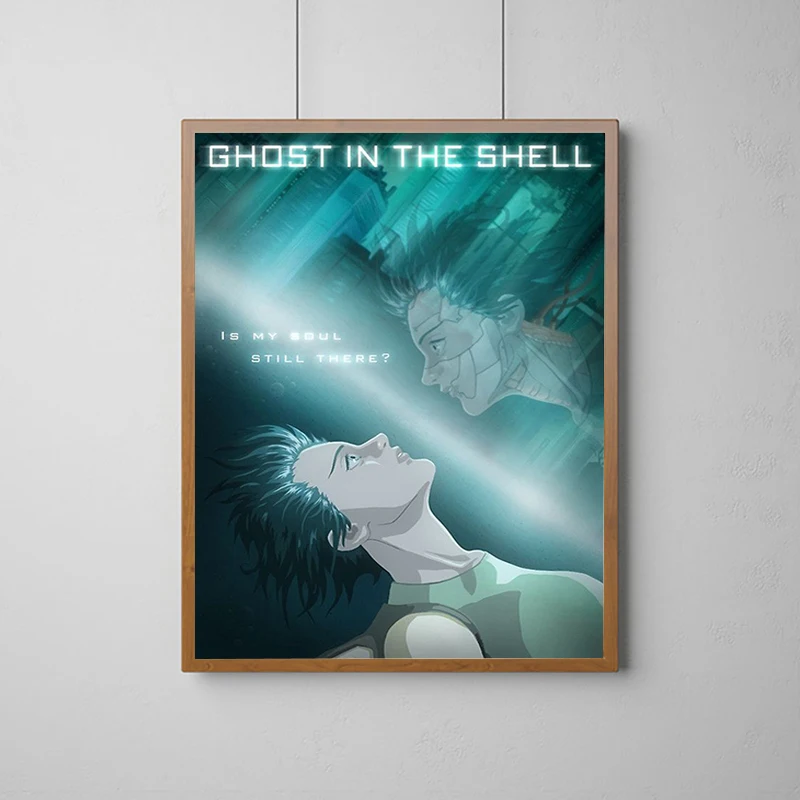 Action Sci-Fi Anime Movie Ghost in the Shell Posters Paintings for Bed Room Decor Decorative Painting on Canvas Home Decorations