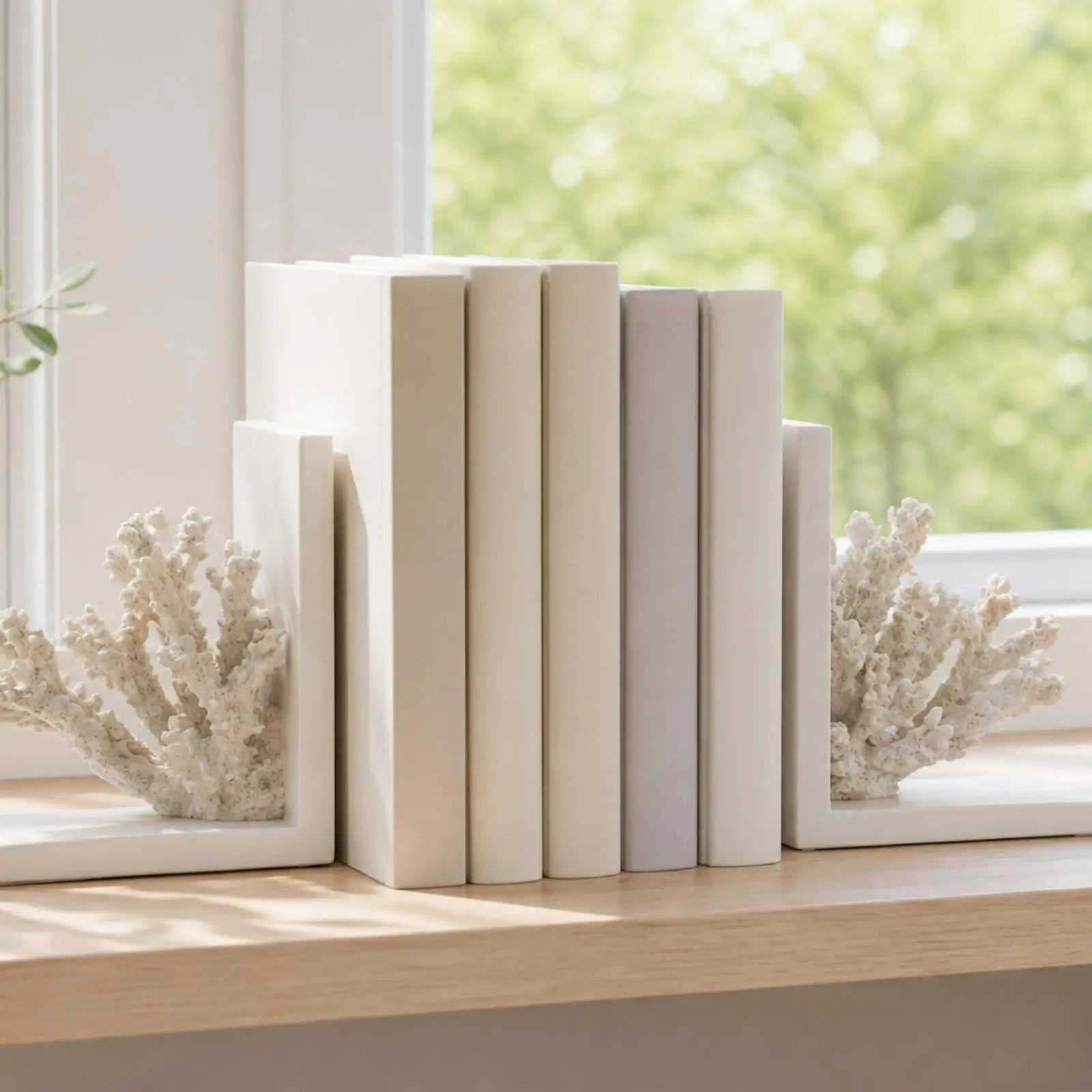 Coral Bookends Coastal Bookends with Coral Nautical for Reading Nook