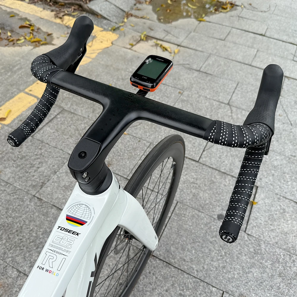 TOSEEK Carbon-Lenker, Rennrad-Carbon-Lenker, T700 Carbon-Integrallenker, Di2 Fahrradzubehör, Carbon-Drop-Bar – Detail 18