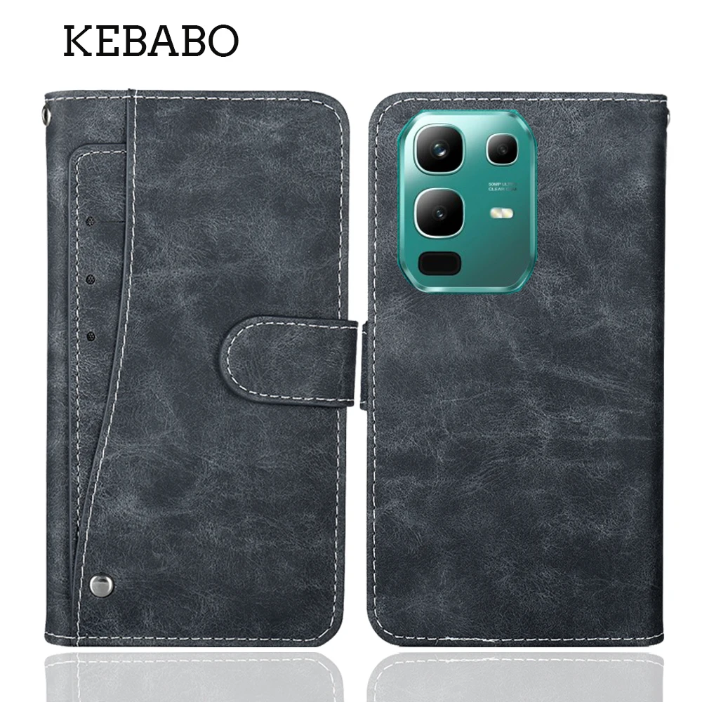 Leather Wallet Infinix Note 50x 5G+ 5G Plus Global Case Luxury Protective Customize Cover Phone Card Wallet Card Book Style