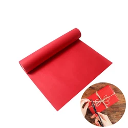 Red CRAFT ART KRAFT GIFT PAPER Wrap Packing Material Flower Wrapping Kraft Painting Stationery Paper Sheet Colored Cardboard