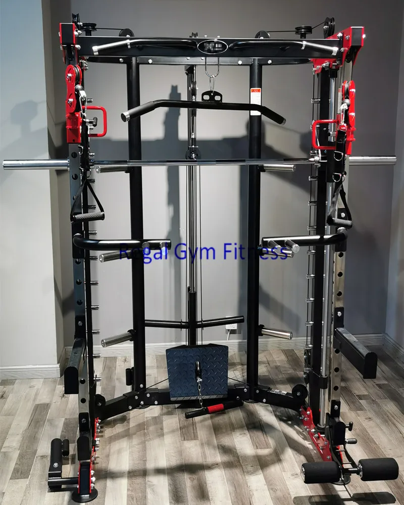 อุปกรณ์ออกกําลังกายฝึกซ้อมอเนกประสงค์ Smith Machine