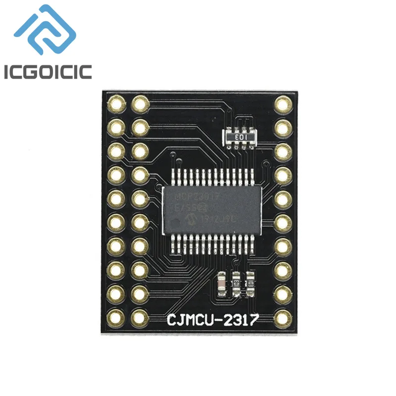 MCP23017/MCP23S17 Serial Interface Module IIC I2C SPI Bidirectional 16-Bit I/O Expander Pins 10Mhz Serial Interface Module