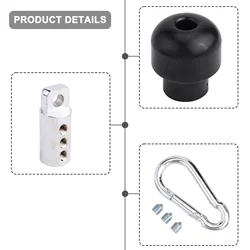 Trenażer kabli Złącze kablowe Korek kulowy Zacisk kablowy Siłownia Pasuje do kabli sprzętu siłowni Części maszyn od 5 mm do 6 mm