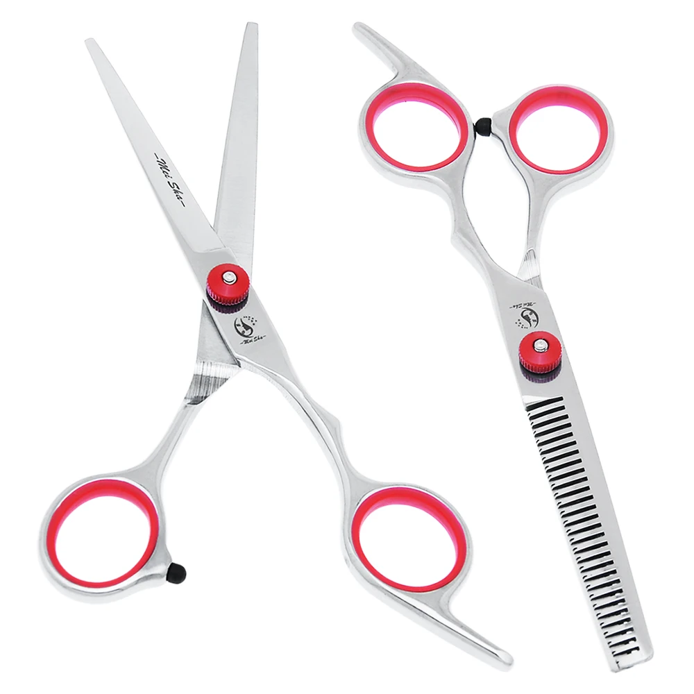 

6" Barbers Scissors Hair Cutting Shears Thinning Scissors Professional Hair Clippers Stainless Steel Hairdressing Tijeras A0040A