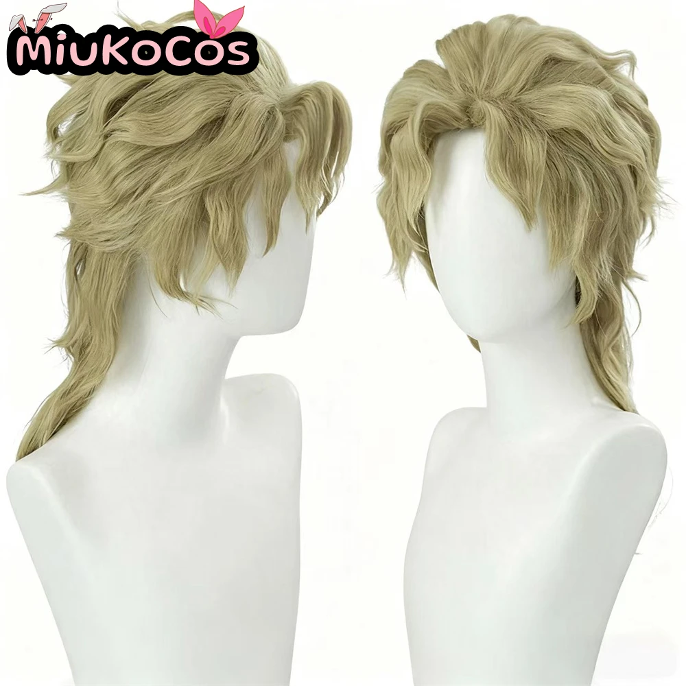 В НАЛИЧИИ Дио Брандо Косплей Парик Мико Косплей Аниме Невероятные Приключения ДжоДжо Косплей