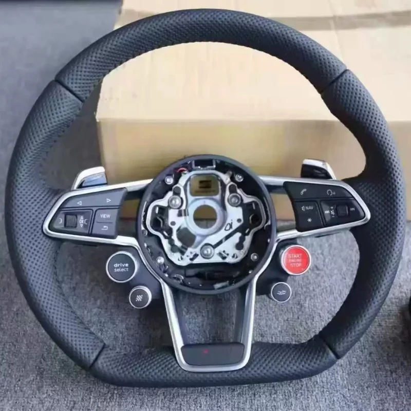 Car Steering Wheel Suede Leather For Volkswagen Magotan Polo Golf Passat Tiguan Shangku R PlateInterior Accessories view 4