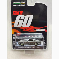 GreenLight 1:64 Scale 1967 Custom Mustang Alloy Car Model Static Collection Decorated Gift Hobby & Toys