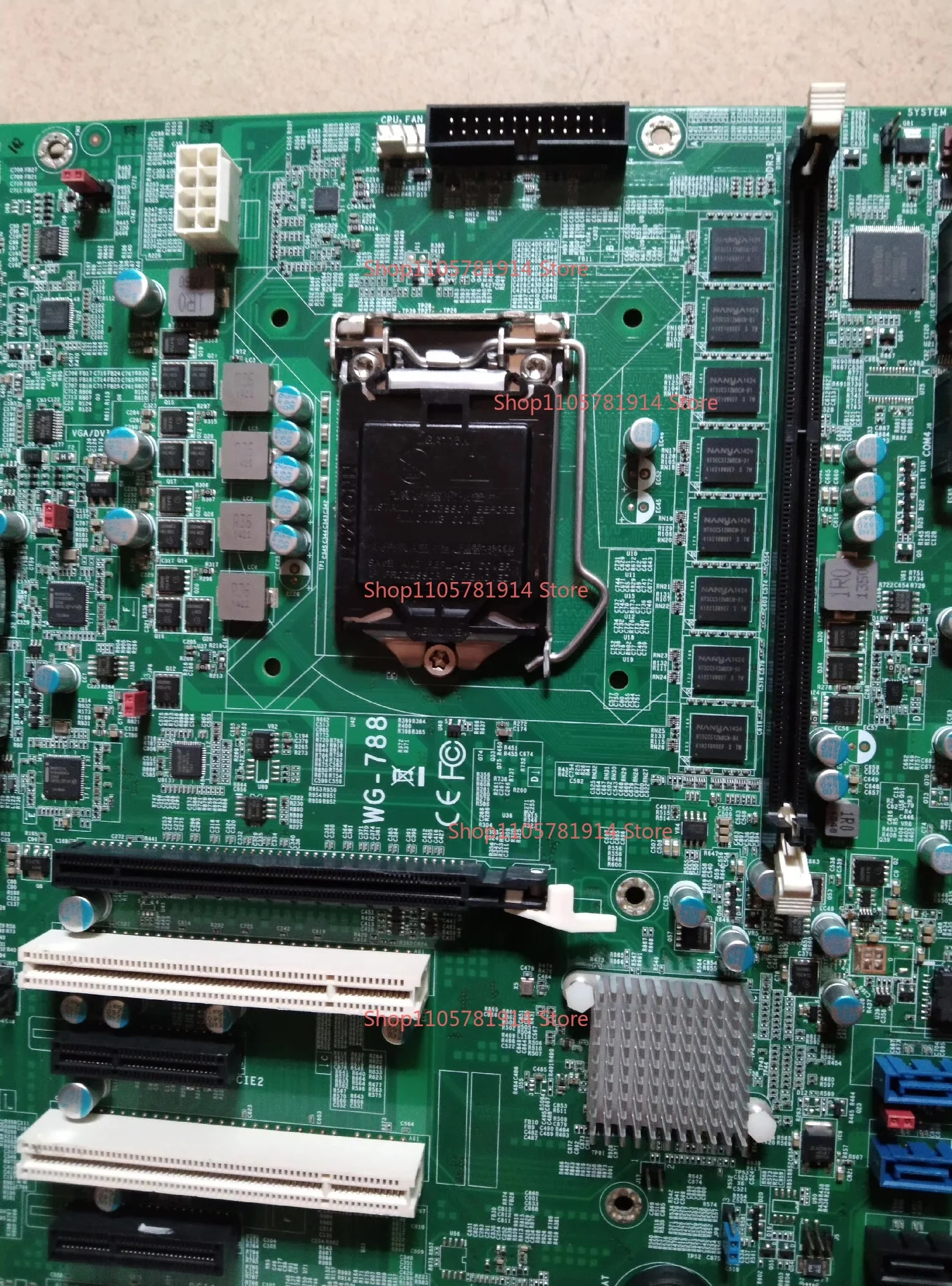 For Will International WG-788 Main Board H81 Main Board Industrial Control Board, with Integrated 4G Memory