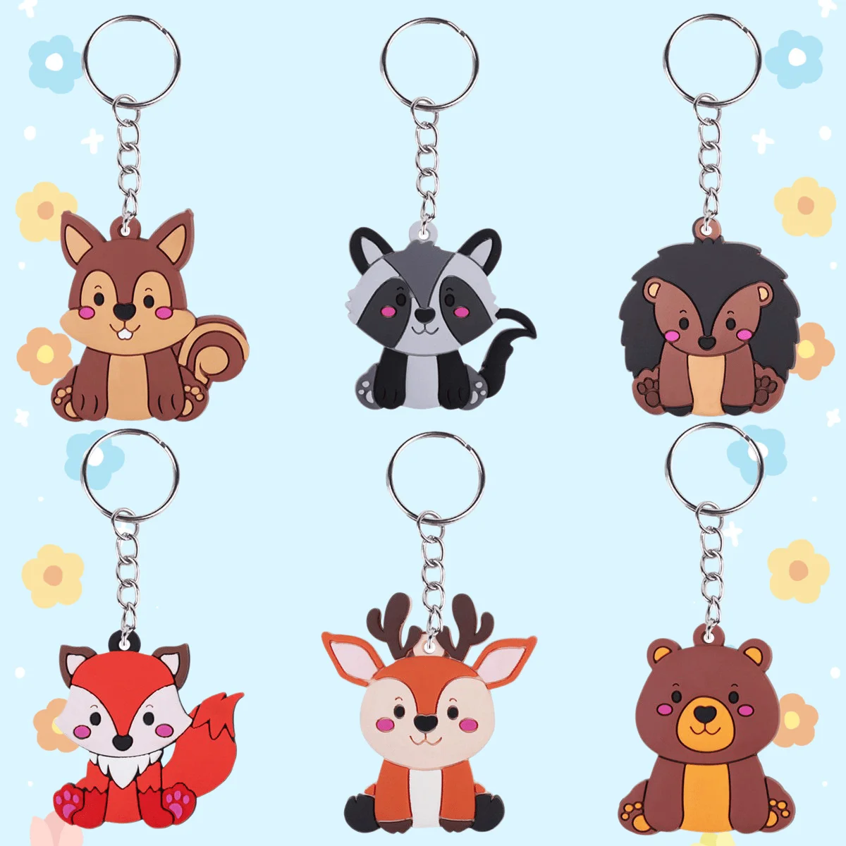 6Pcs Cute Cartoon A…