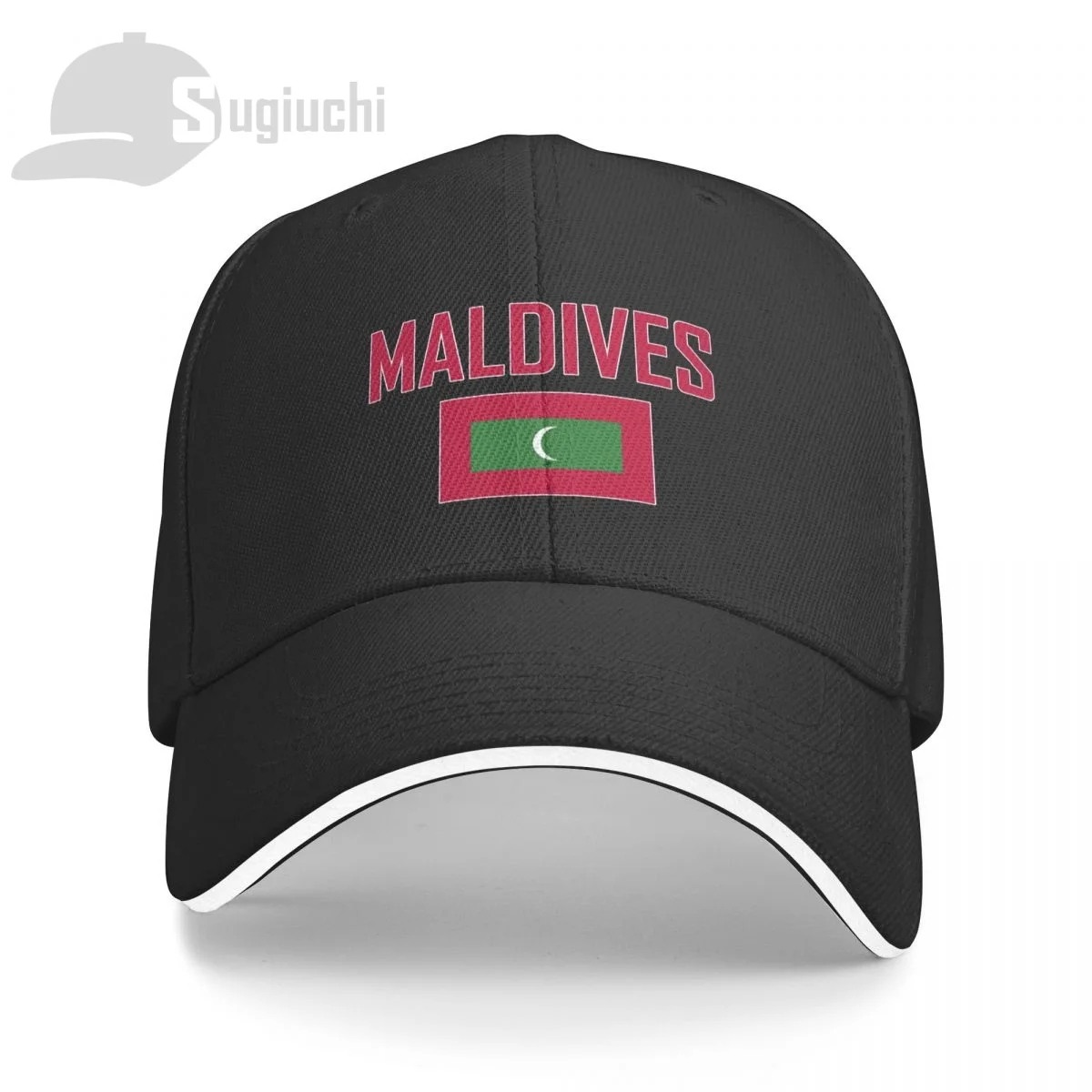 MALDIVES Flag With Letter Baseball Cap Men Women Summer Unisex Hip Hop Caps Cotton Snapback Golf Hat Fishing Caps