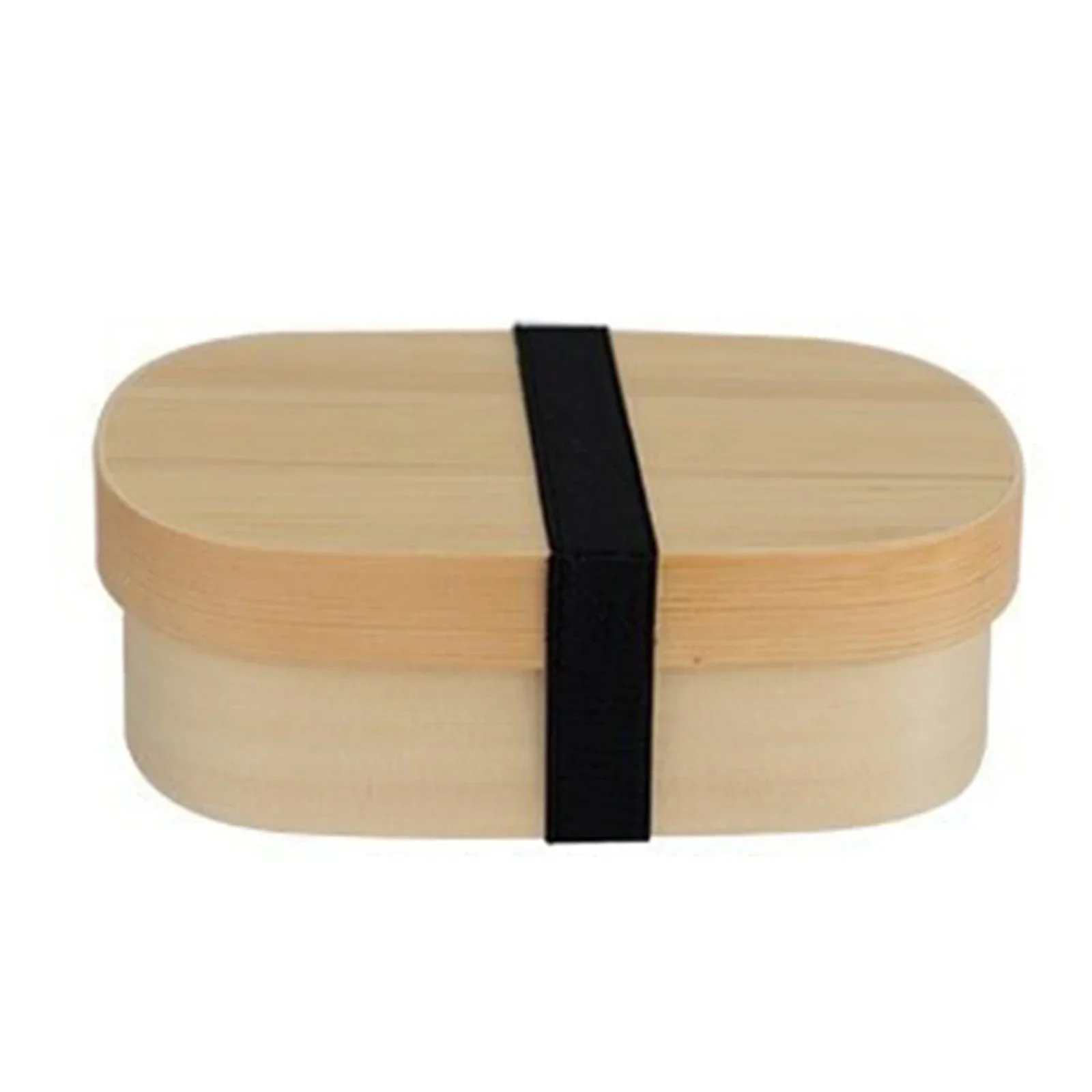 

Ample Meal Storage Portable Dinnerware Worker Food Container Environmentally Friendly Large 650ml Capacity Natural Wood Material